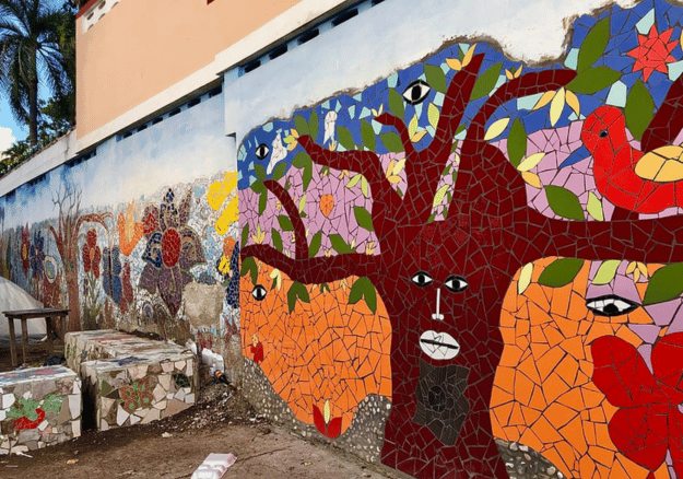 Madhubani Painting on street