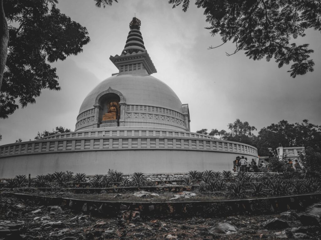 Viswa shanti stupa one of the top 10 tourist places in Bihar